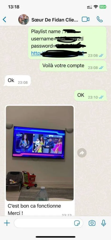 Comprobante de satisfacción y soporte técnico en WhatsApp